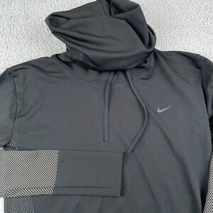 Nike Black Funnel Neck Top